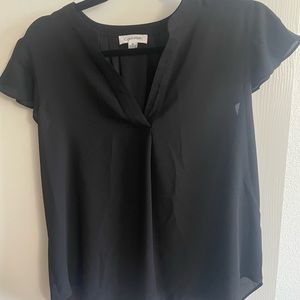 Calvin Klein Black Short Sleeve Blouse